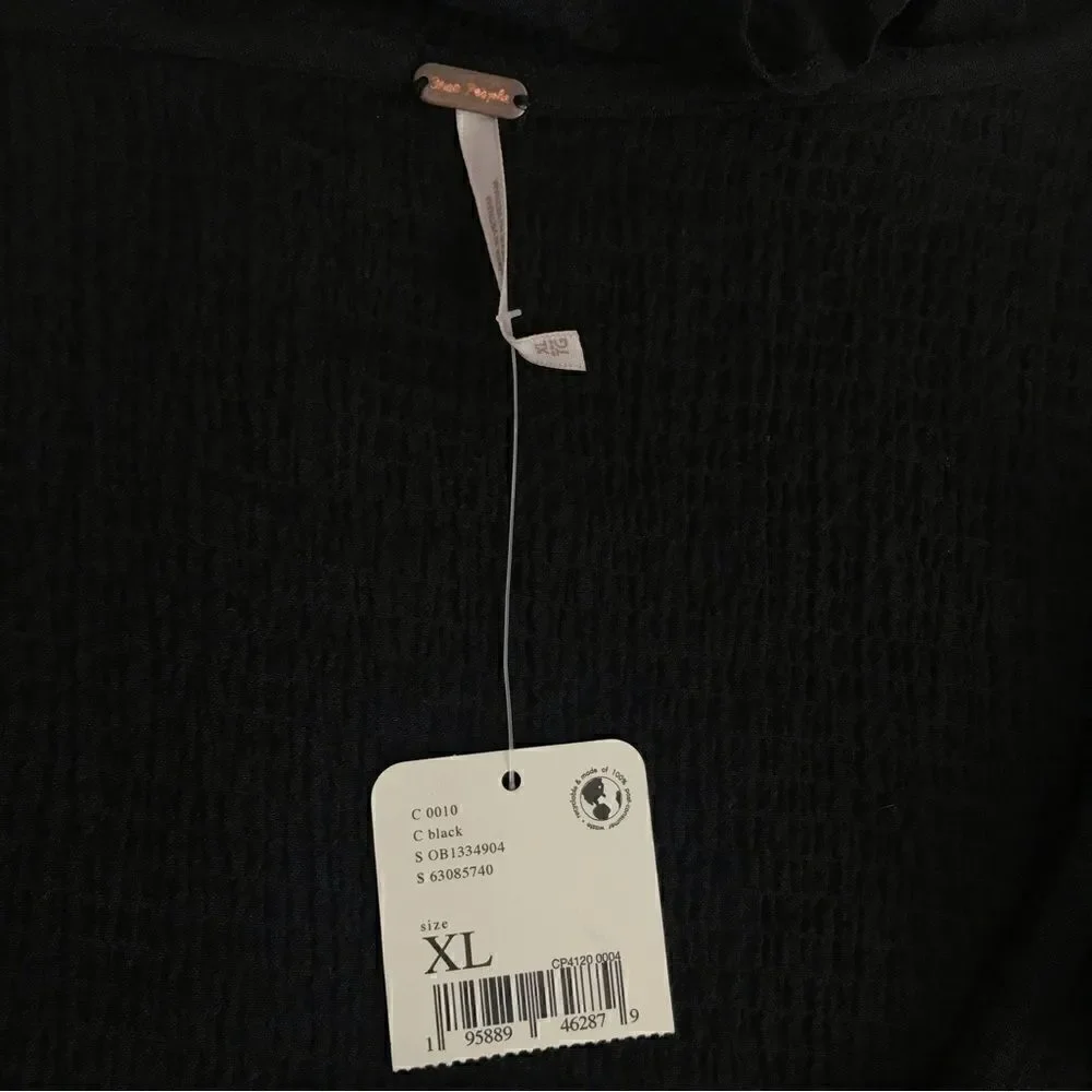 New! Free People Billie Pointelle Knit Sweater Top